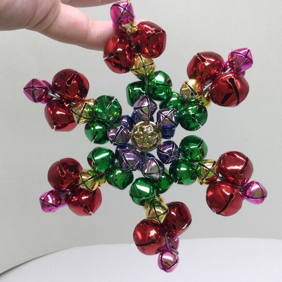 Vintage Metal Christmas Ornaments and bells Lot of 3 - Picture 6 of 7